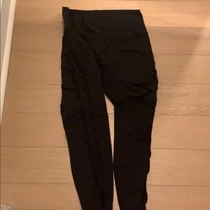 Lululemon leggings with beautiful side detail